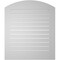Ekena Millwork Arch Top Surface Mount PVC Gable Vent: Non-Functional, w/ 3-1/2"W x 1"P Standard Frame, 34"W x 38"H GVPAR34X3801SN - alternate 4